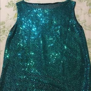Sparkle blue top